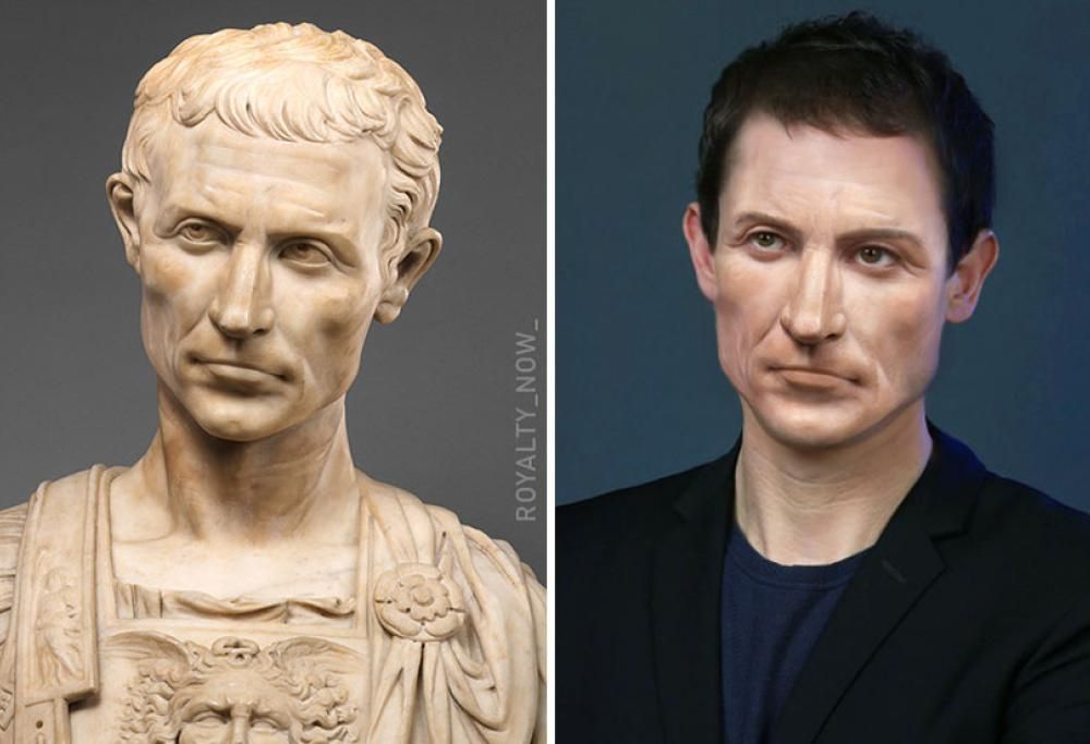 Come sarebbero Giulio Cesare e altri illustri personaggi storici nel 2020?