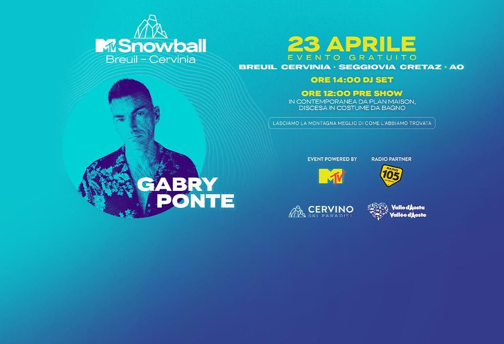 MTV Snowball Cervinia 2023: tutto pronto per la seconda edizione