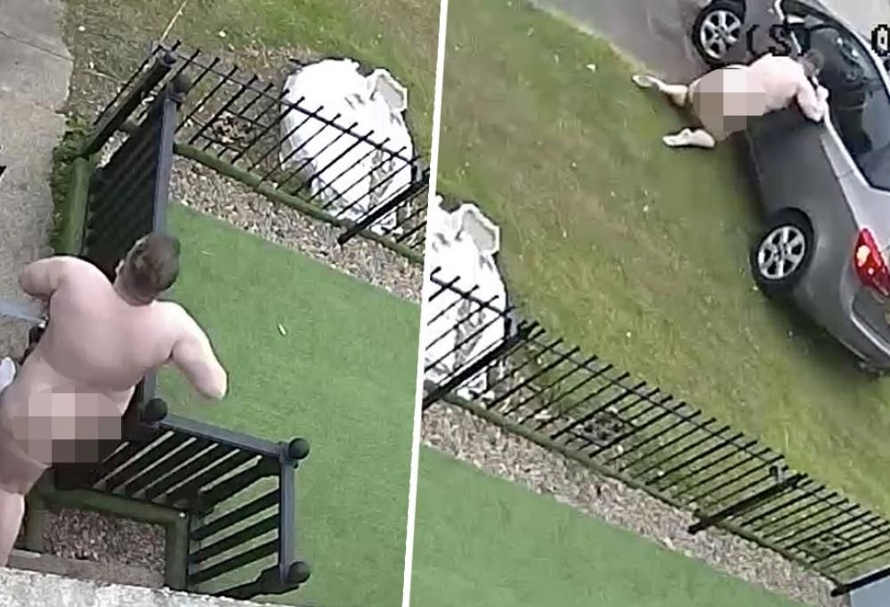 Uomo rincorre i rapinatori nudo per poi scoprire che era un falso allarme