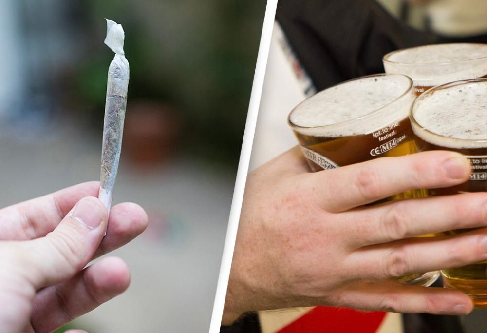 Sondaggio rivela: la gente ha sostituito l’erba con l’alcol