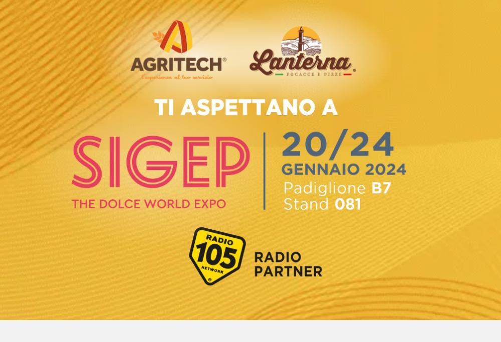L’ARTISTA DEL PANINO dal 20 al 24 gennaio protagonista al SIGEP di Rimini (e ci sarà anche Radio 105!)