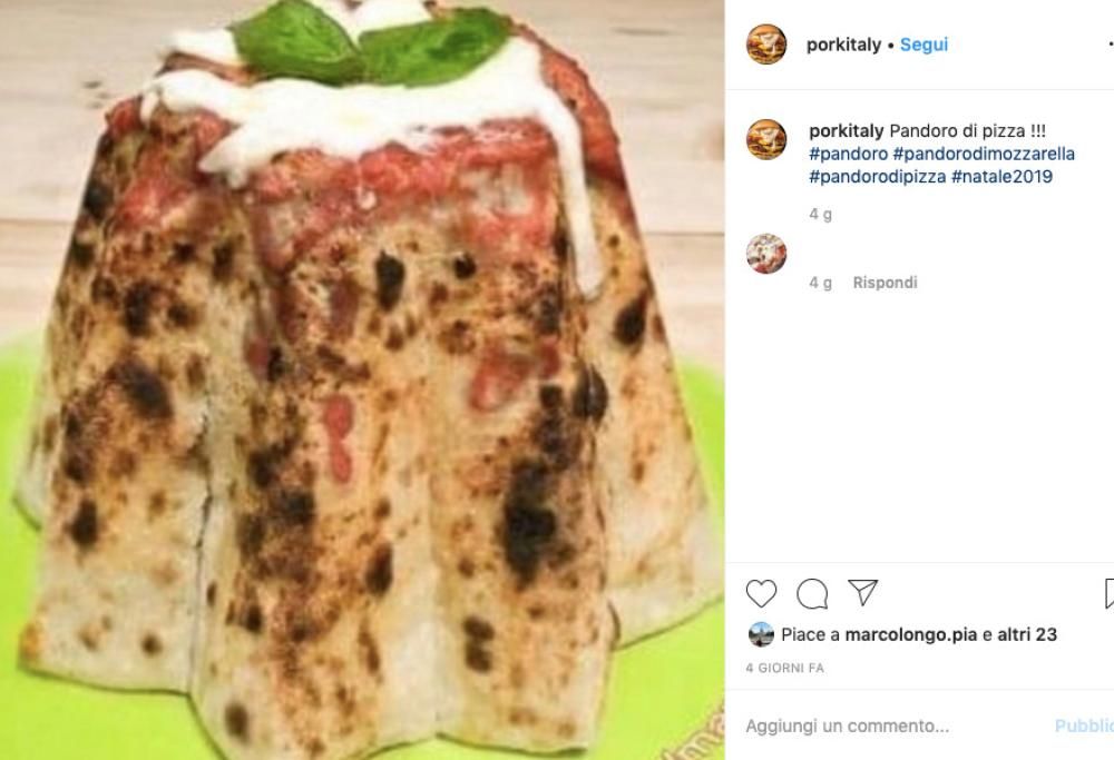 Ecco il Pandoro di pizza: l’idea di Natale che mancava