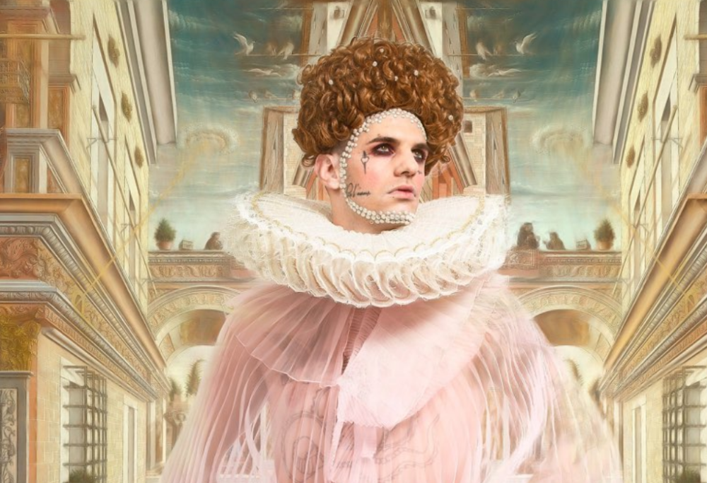 L’ultimo look di Achille Lauro di Sanremo 2020 è dedicato alla Regina Elisabetta I