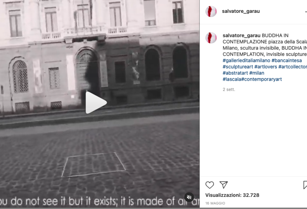 Scultura invisibile venduta a più di 18mila dollari