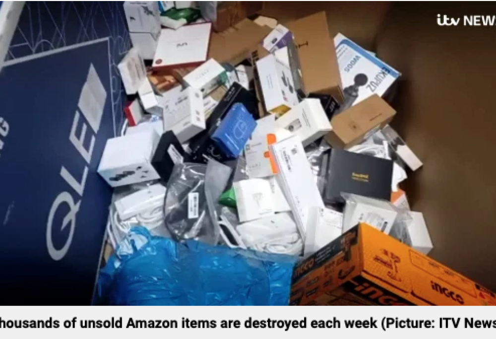Amazon: l’invenduto viene distrutto