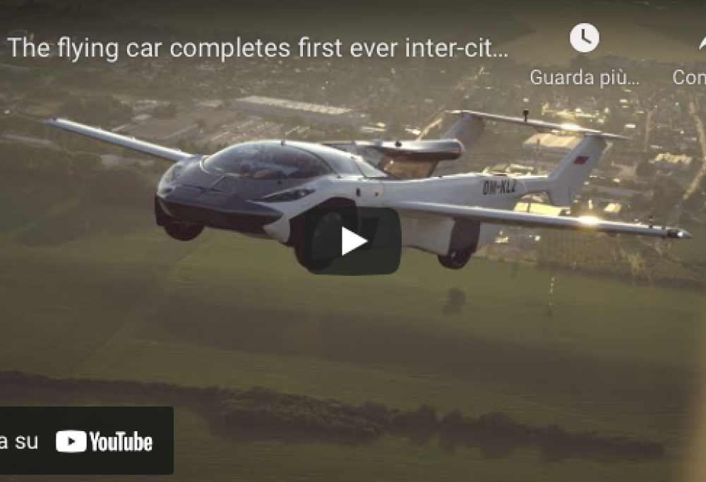 L’auto volante ha fatto il suo primo volo!