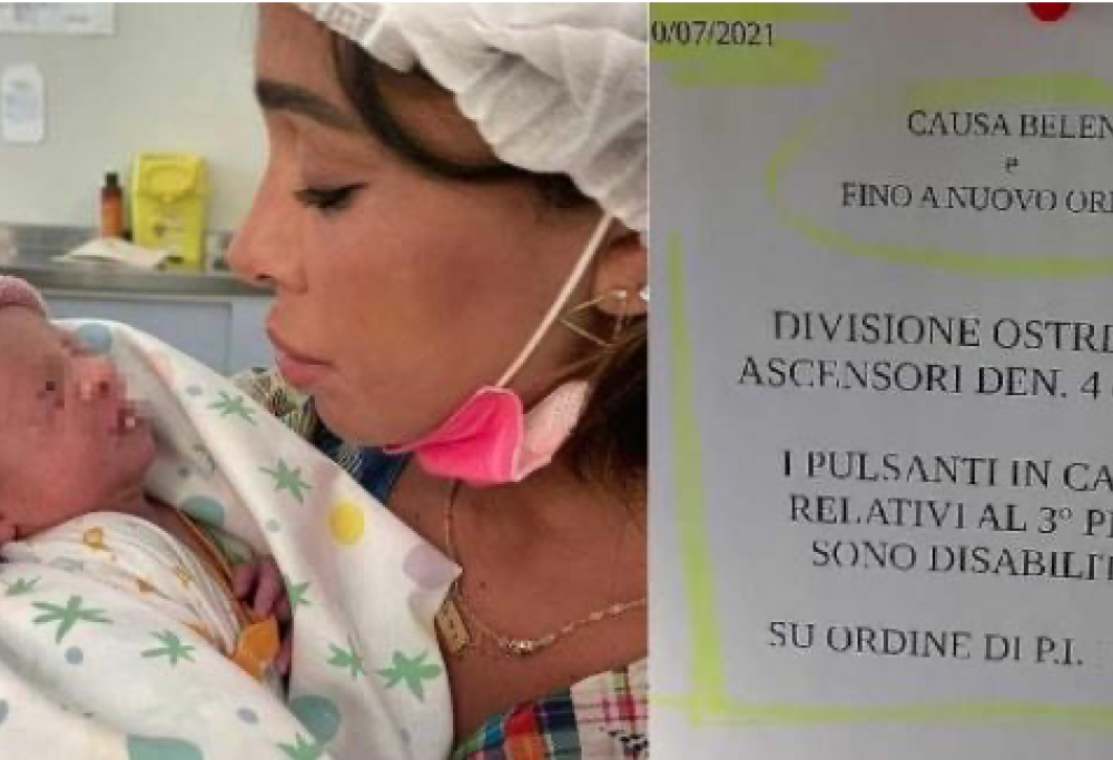 Belen partorisce e chiudono un intero piano dell’ospedale