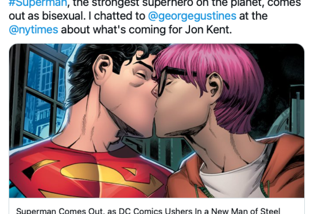 Il nuovo Superman: ambientalista e bisex