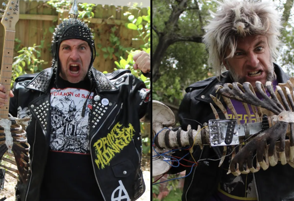 Chitarra con le ossa dello zio