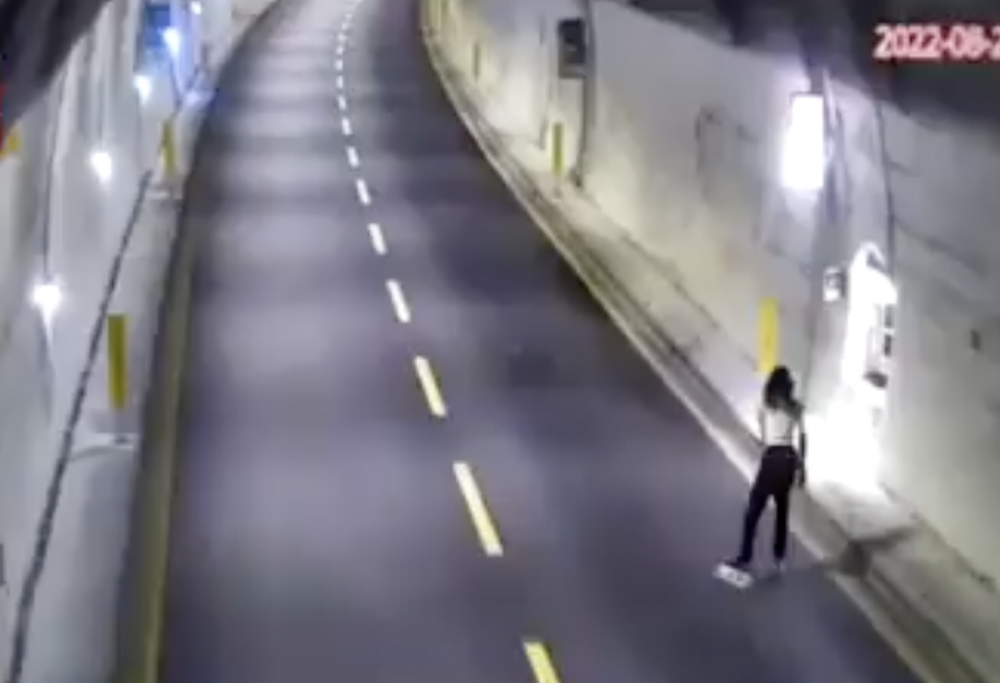 Sui pattini in autostrada