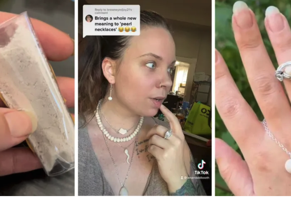 Gioielli ricavati dallo sperma