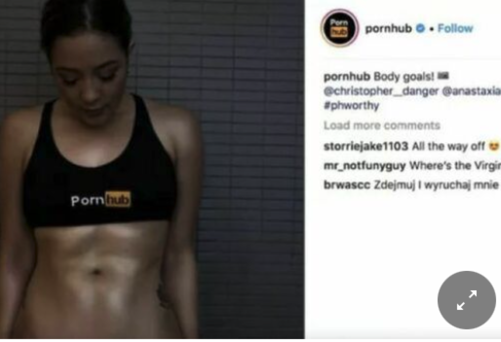 Pornhub, chiuso account Instagram