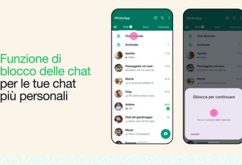 Chat Lock, la funzione per conversazioni private