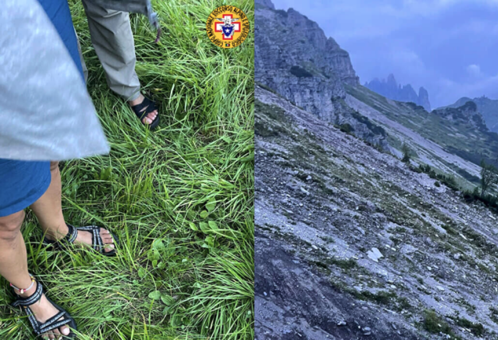 A 2mila metri in ciabatte, turisti soccorsi
