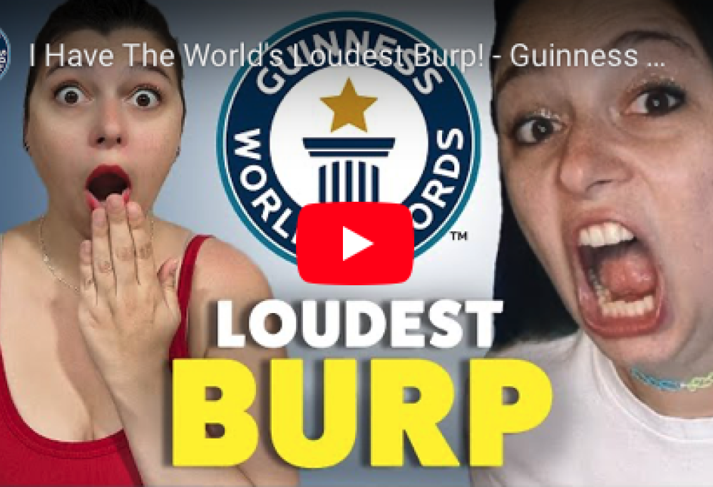 Record mondiale di rutti rumorosi per un’americana