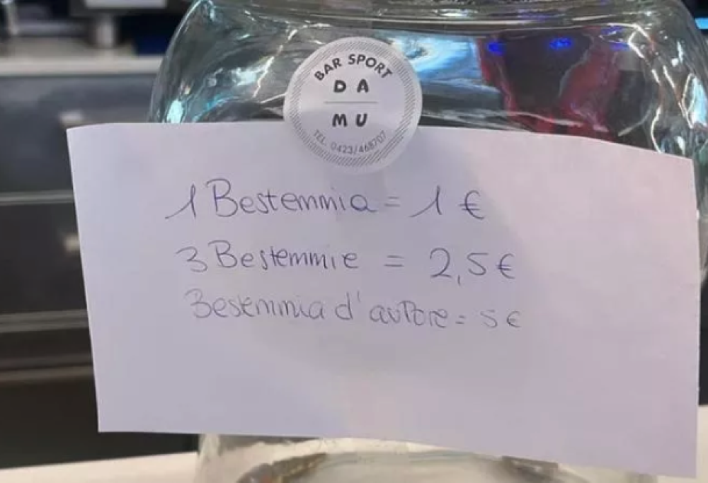 Il bar che tassa le bestemmie