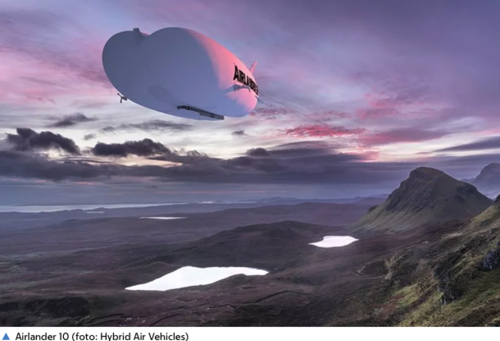 Il dirigibile ibrido che porterà turisti al Polo Nord