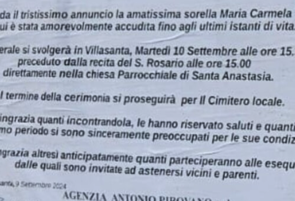 Al mio funerale astenersi vicini e parenti