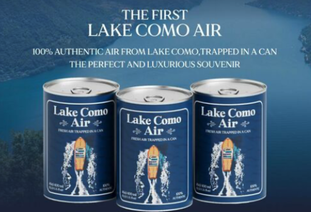 Aria del Lago di Como in vendita in lattina a 9,90 euro