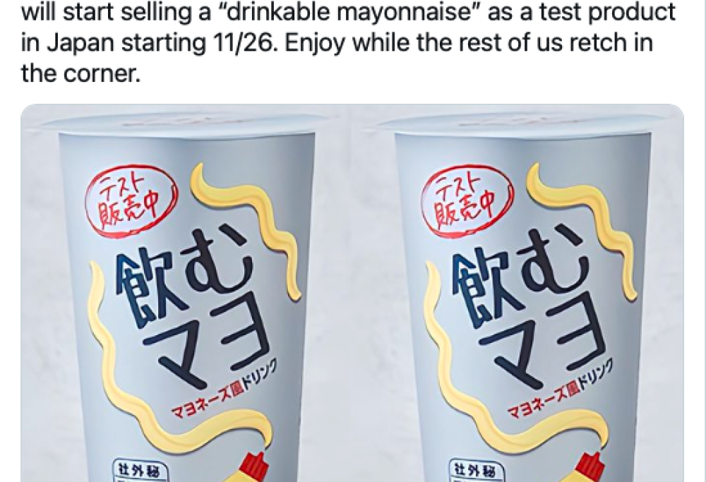 Dal Giappone arriva la maionese da bere