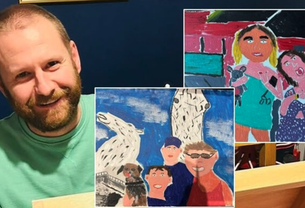 Fa dipinti bruttissimi ma diventa virale