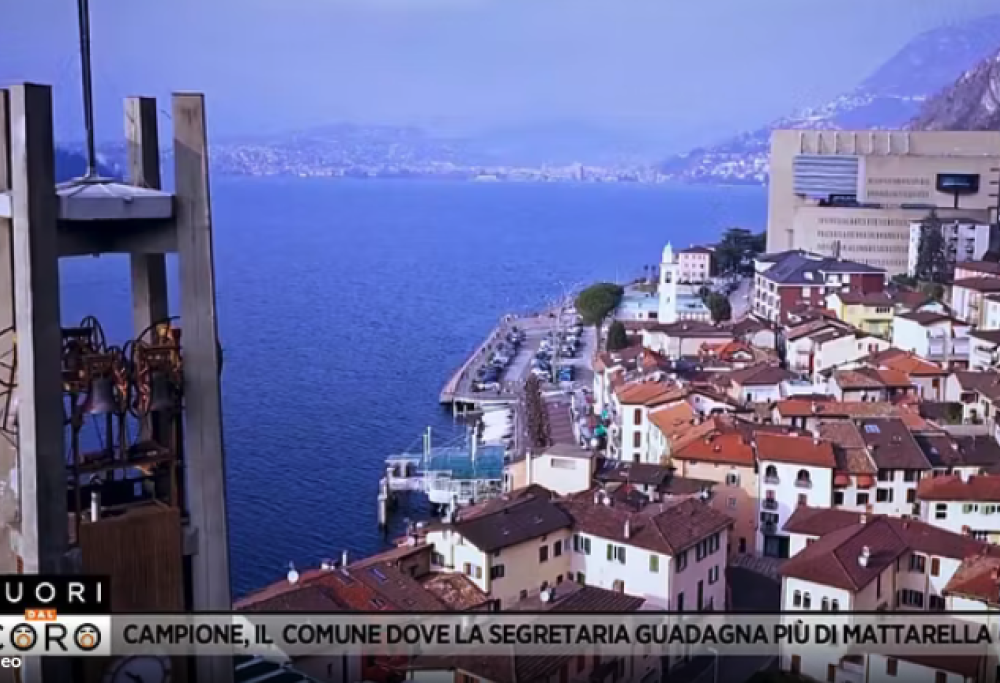 Comune di Campione d’Italia, stipendi da capogiro