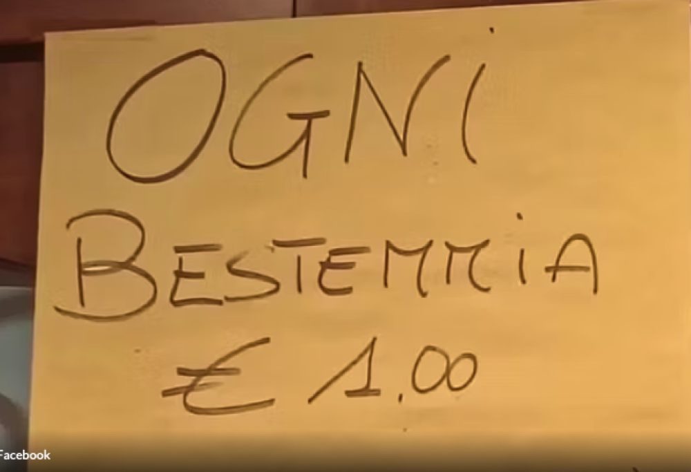 Treviso, bar mette una tassa sulle bestemmie