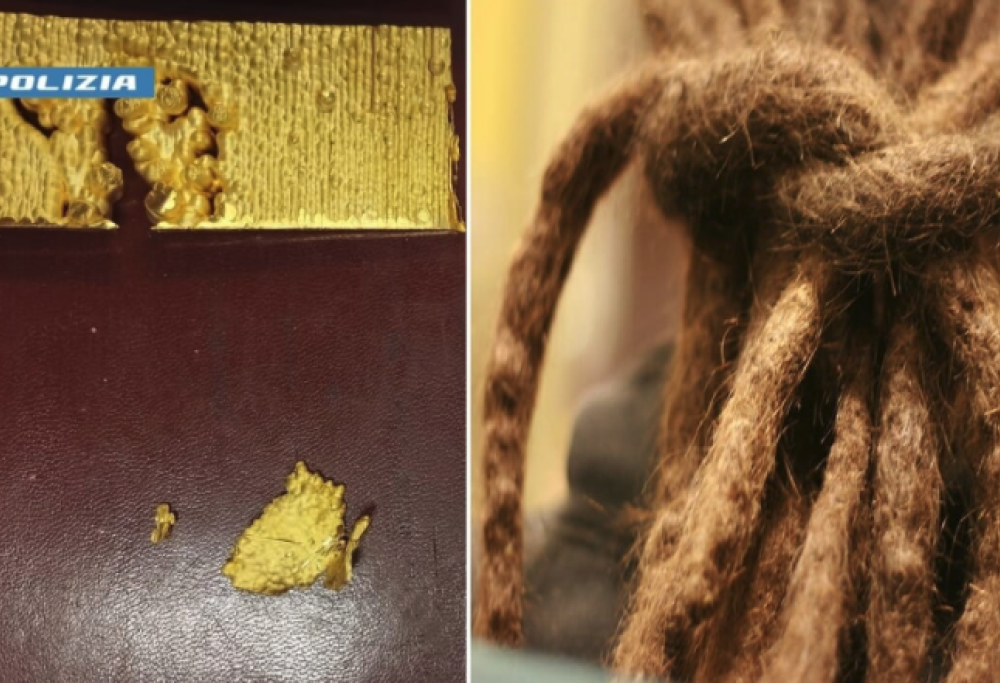 Ruba oro e lo nasconde nei dread