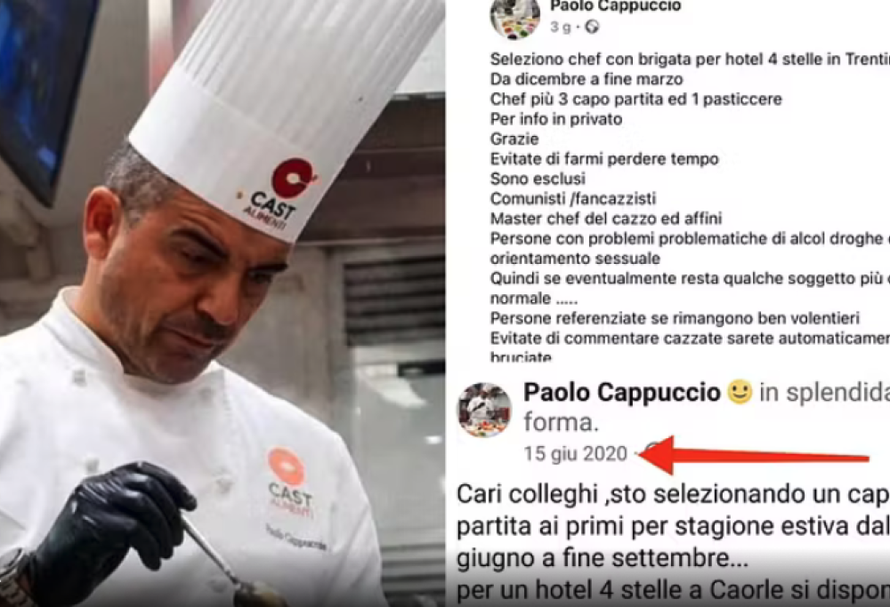 No a comunisti e gay, annuncio di lavoro shock