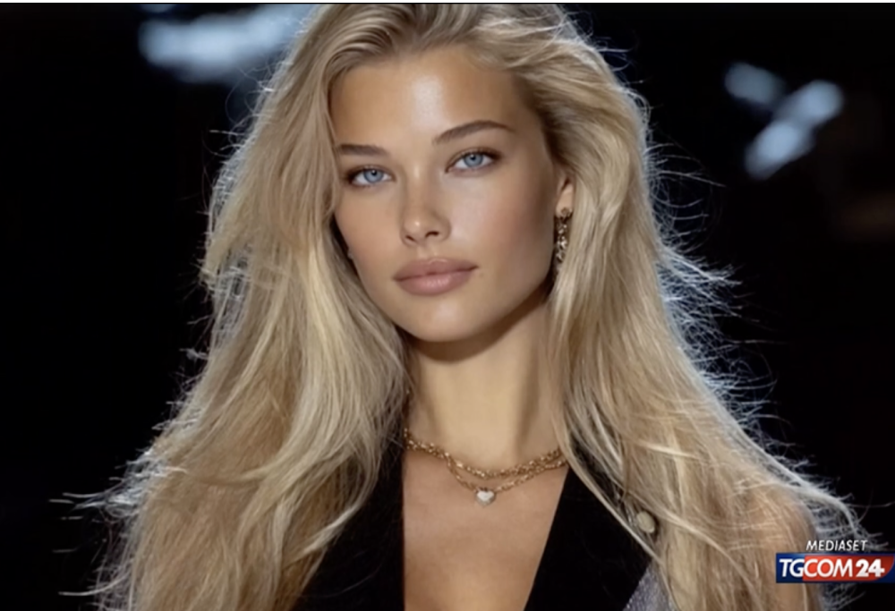 Modella creata da AI su Vogue America