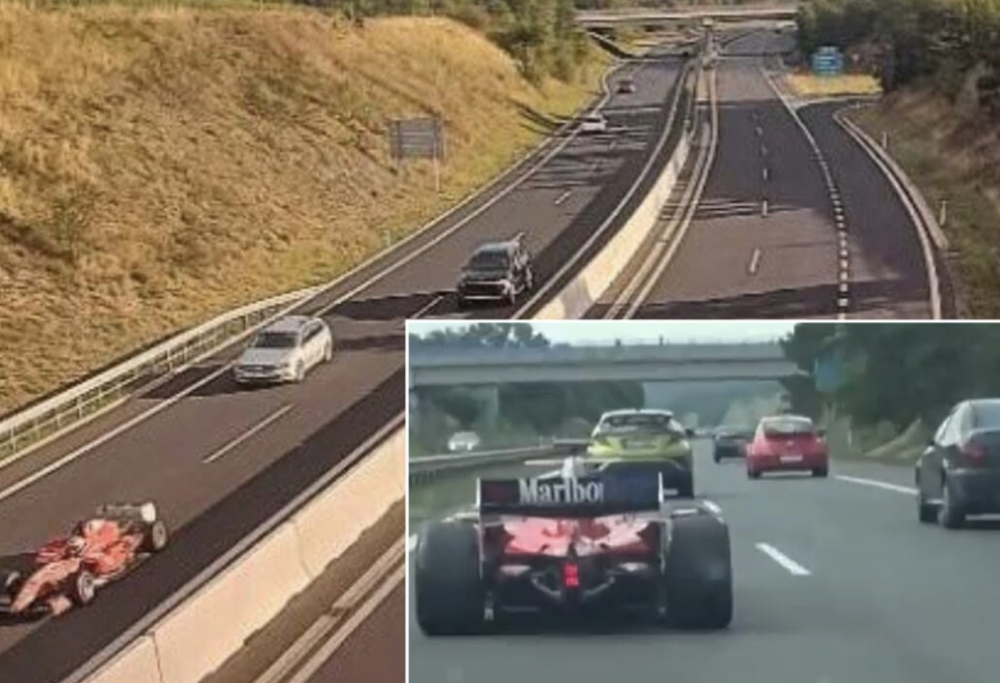 Guida una Formula 1 in autostrada