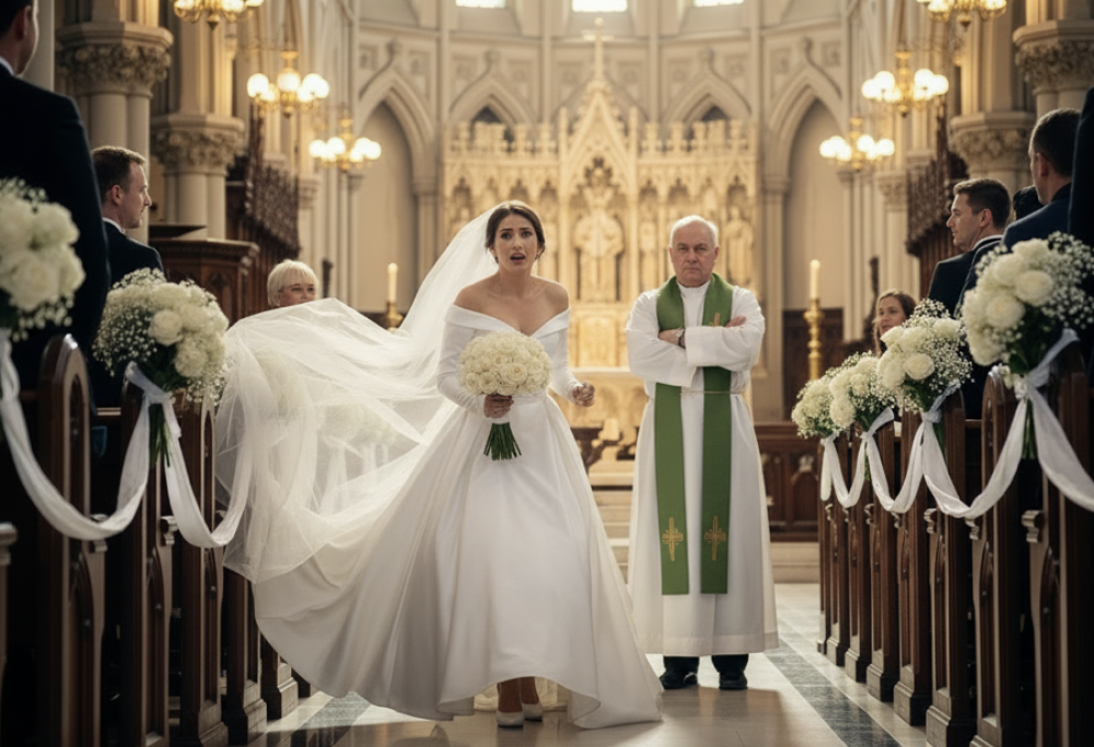 Sposa arriva in ritardo e il parroco inizia senza di lei