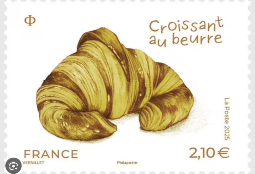 Dalla Francia il francobollo che profuma di croissant