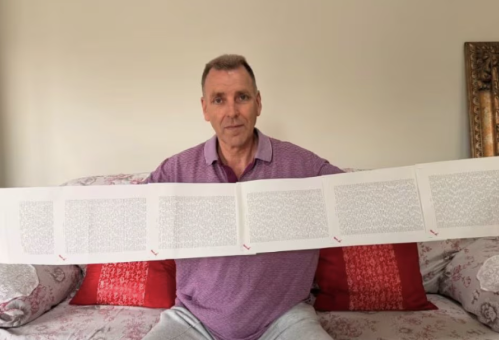 L’uomo con il nome composto da 2253 nomi