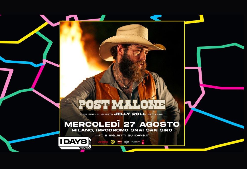 Post Malone in concerto a I-Days Milano 2025 il 27 agosto