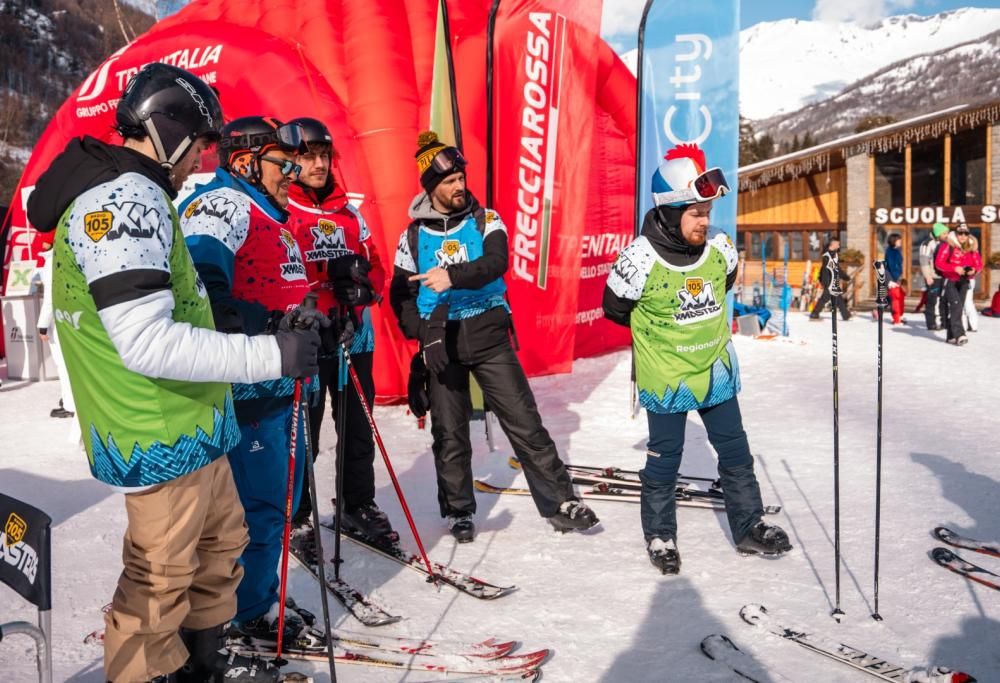 Le immagini della terza tappa di 105XMASTERS WINTER TOUR con Trenitalia