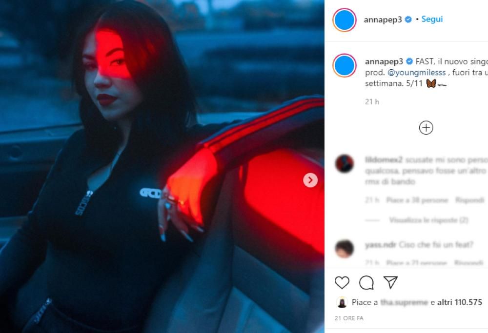 Anna: in arrivo il nuovo singolo intitolato “Fast”