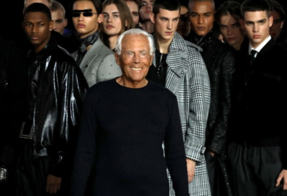 Coronavirus: Armani dona 1 milione e 250mila euro