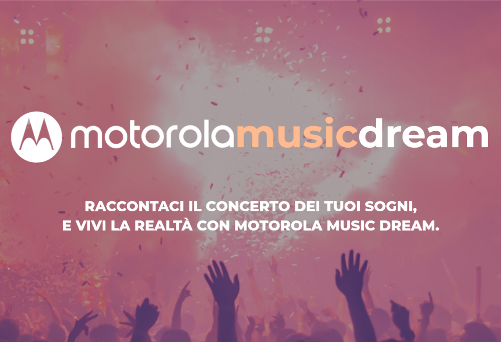 Con Motorola e Radio 105 prova a vincere un’esperienza musicale da sogno!