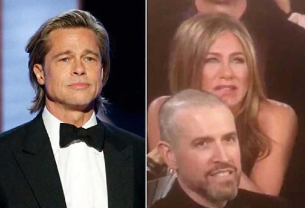 Gli sguardi di Jennifer Aniston a Brad Pitt ai Golden Globes…