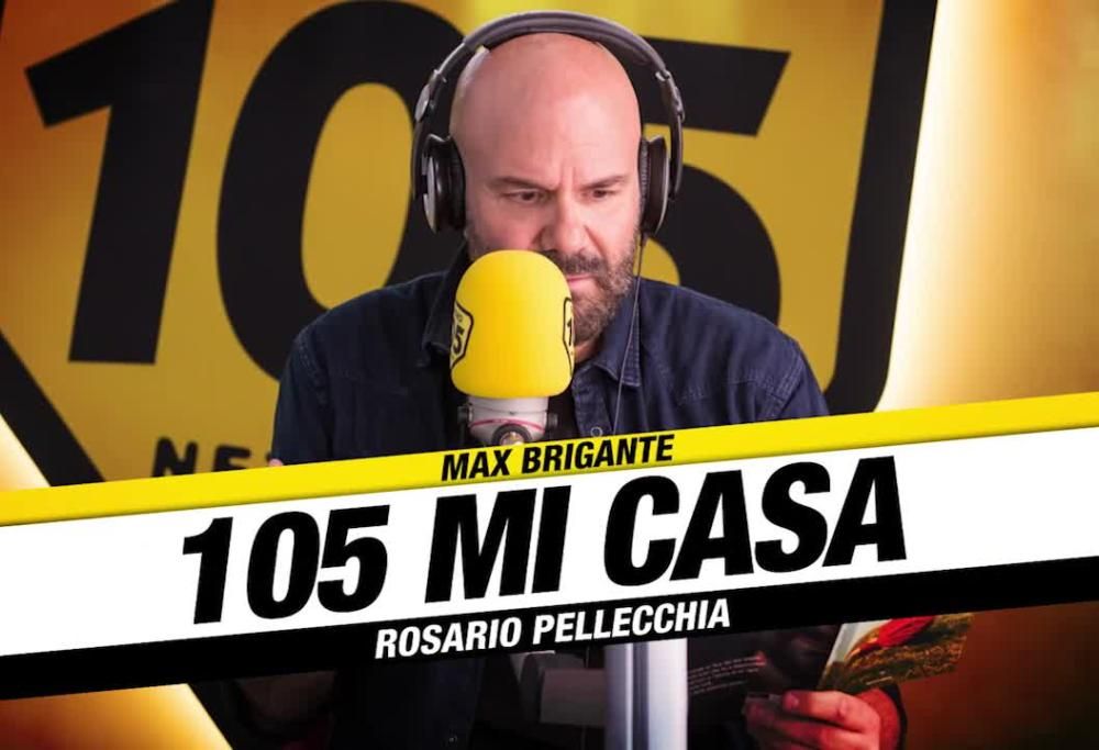 Rosario Pellecchia a 105 Mi Casa per presentare il suo nuovo libro Solo per vederti felice