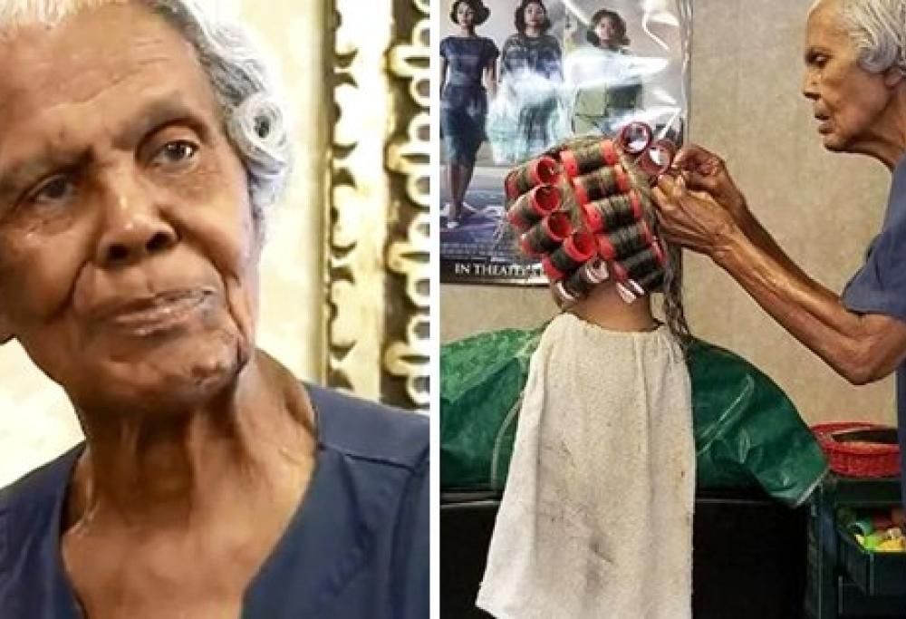 Donna di 101 anni lavora ancora come parrucchiera!