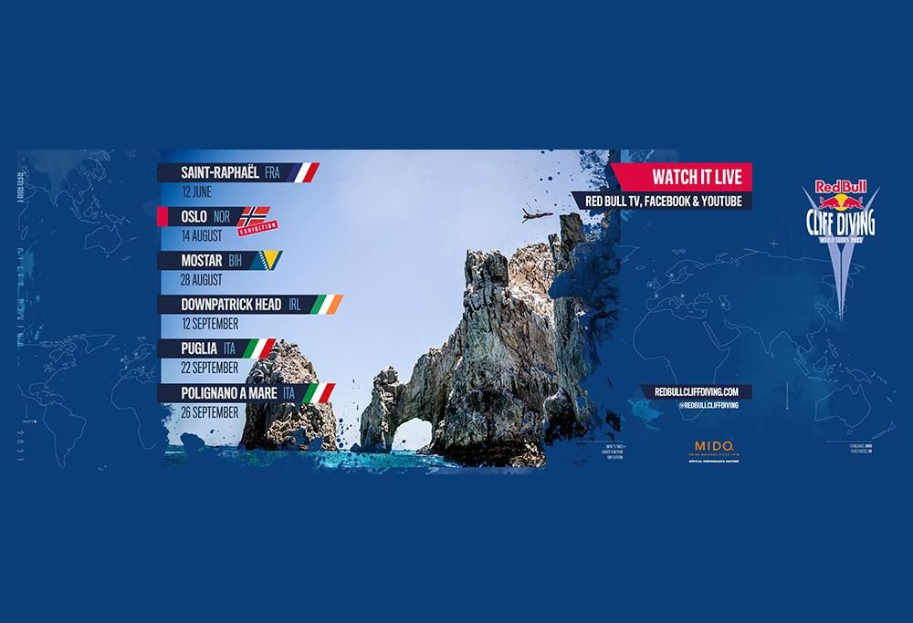 RED BULL CLIFF DIVING WORLD SERIES 2021: è l’ora della finale a Polignano a Mare. Pronti a fare il tifo per Alex De Rose!