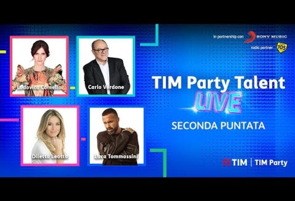 TIM Party Talent LIVE: i protagonisti della seconda puntata