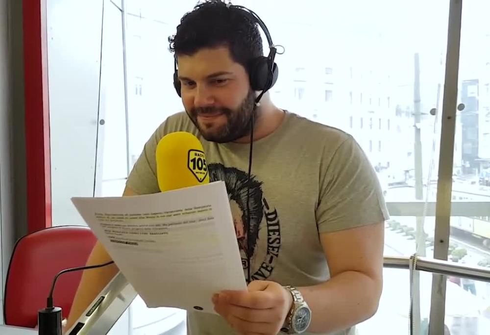 105 Take Away: Salvatore Esposito imita Diletta Leotta