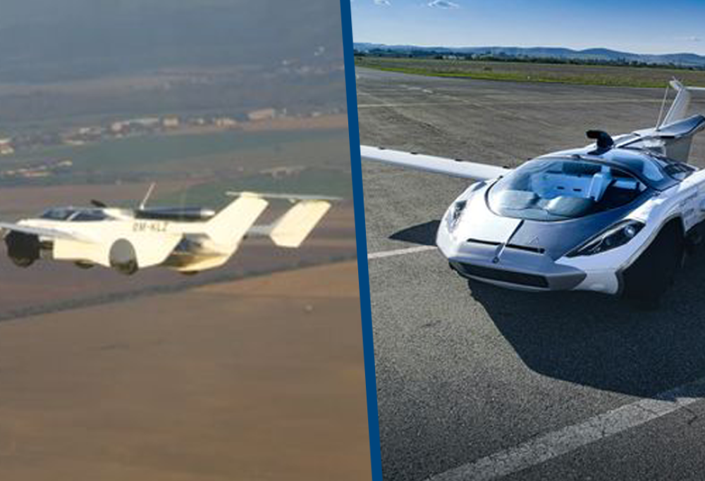 Incredibili filmati mostrano l’auto sportiva volante in azione