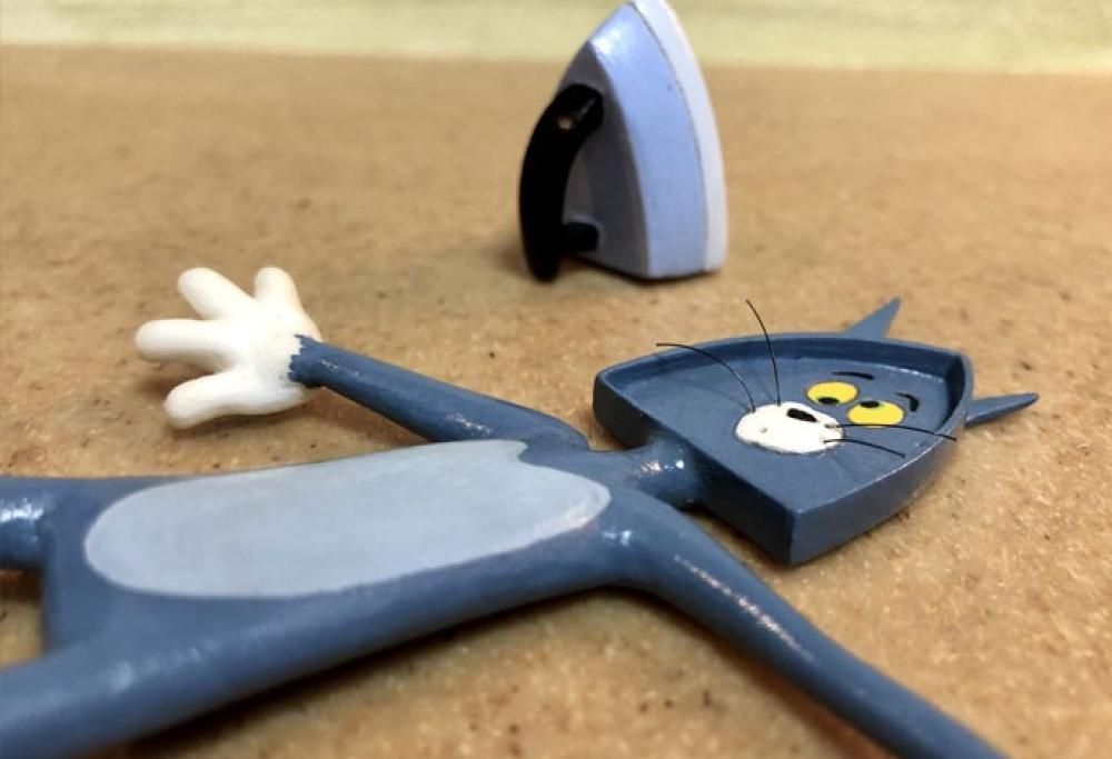 Artista giapponese trasforma in sculture i momenti più divertenti di Tom e Jerry!