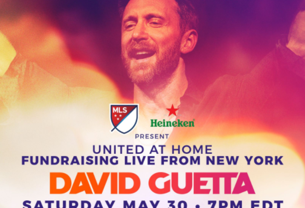 “United at Home”, il secondo live con David Guetta per la raccolta fondi è sabato 30 maggio