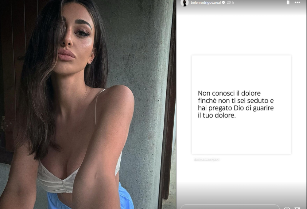 Belen ammette: la fede in Dio l’ha aiutata a superare il dolore