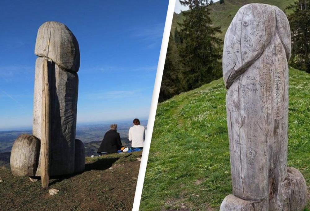 Un monumento fallico scompare misteriosamente in Germania